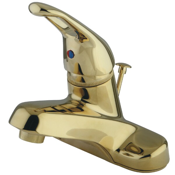 Kingston Brass 4" Centerset Bathroom Faucet, Polished Brass GKB512B - main